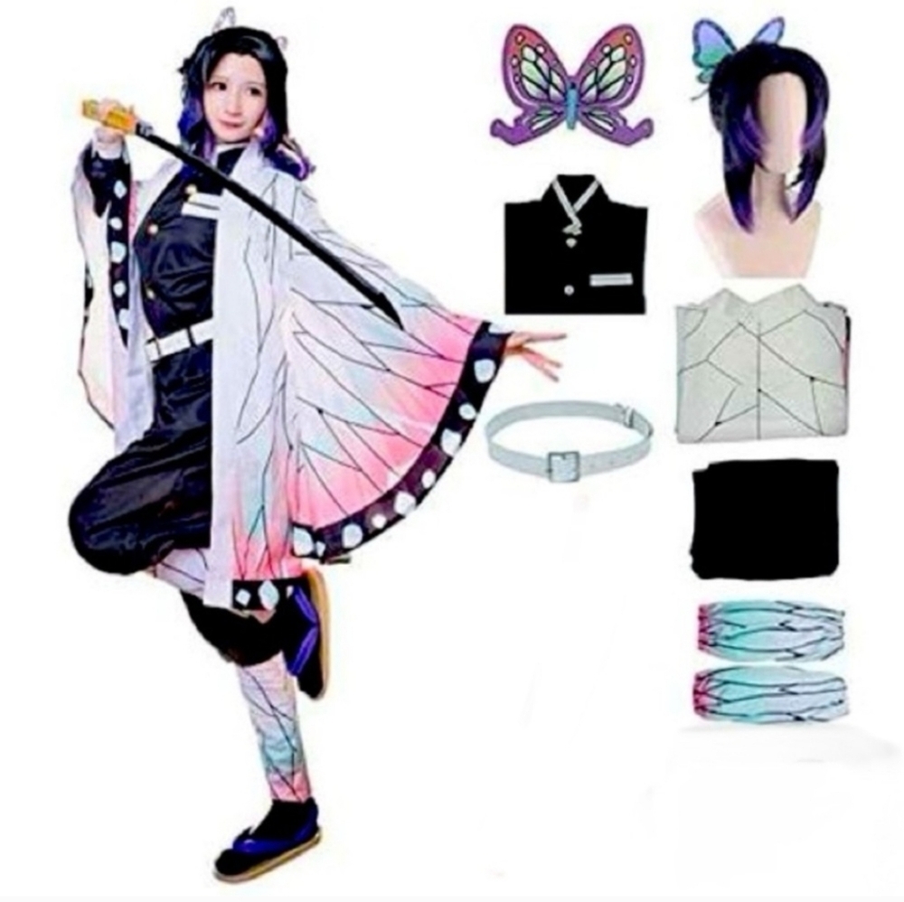 Cosplay Costume Shinobu Kochou Demon Slayer Sz. XXL